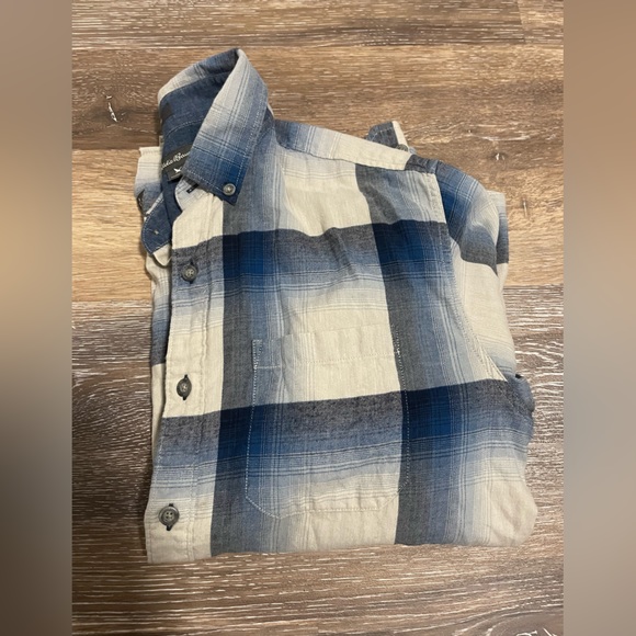 EDDIE BAUER long sleeve flannel size men’s large - Picture 2 of 8